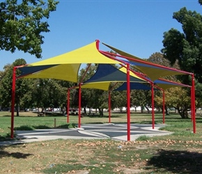 USA Shade Hexagon Shade