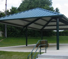 Cedar Forest Products Steel Shelter
